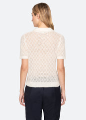 Sea New York Teagan S/S Sweater - Cream