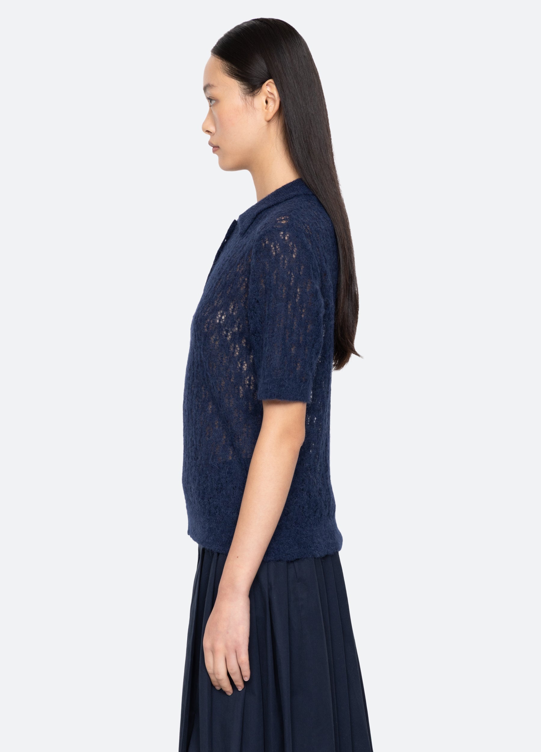 Sea New York Teagan S/S Sweater - Cream