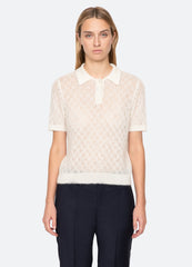 Sea New York Teagan S/S Sweater - Cream