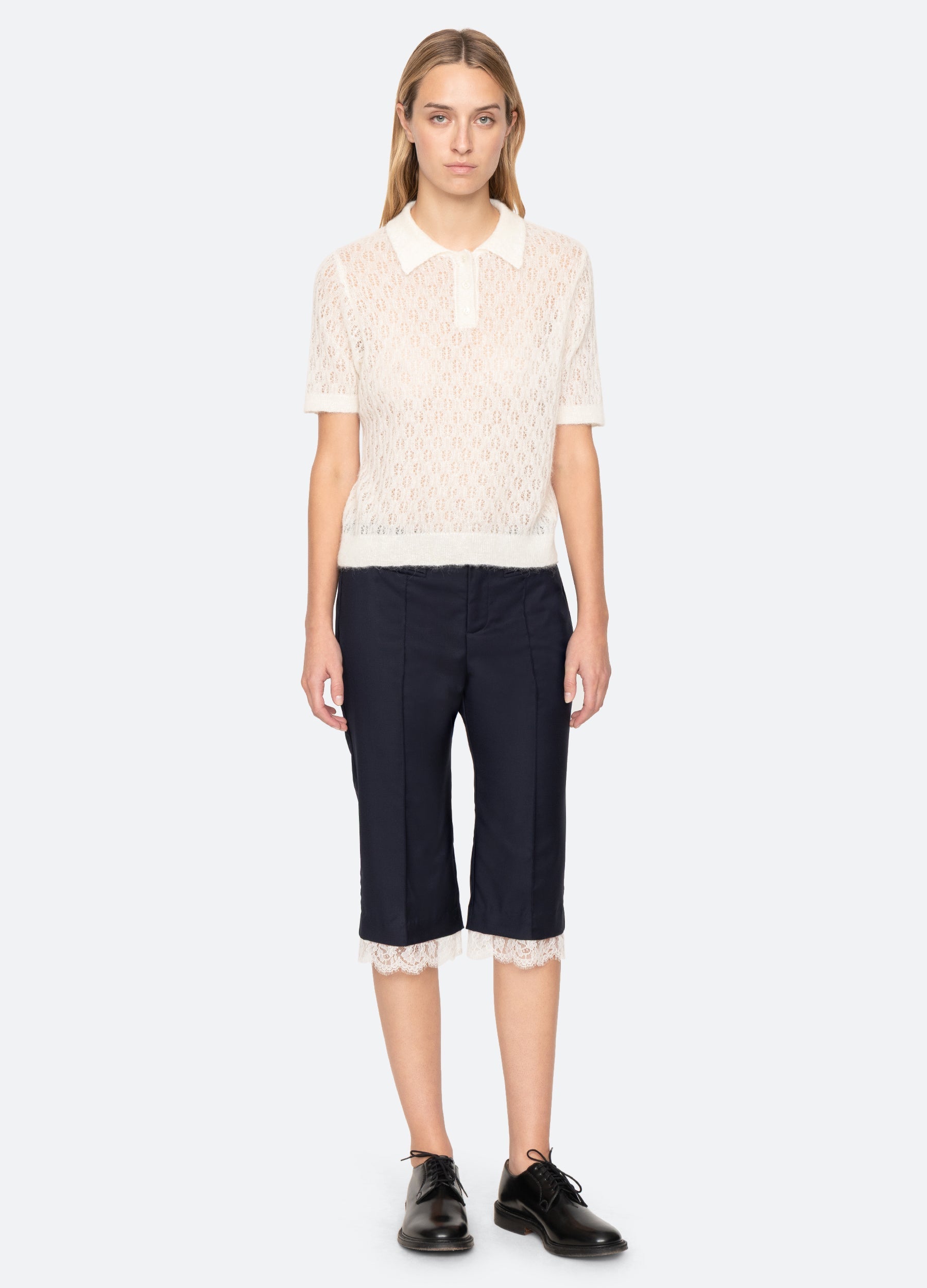 Sea New York Teagan S/S Sweater - Cream