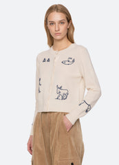 Sea New York Demi Cardigan - Ivory