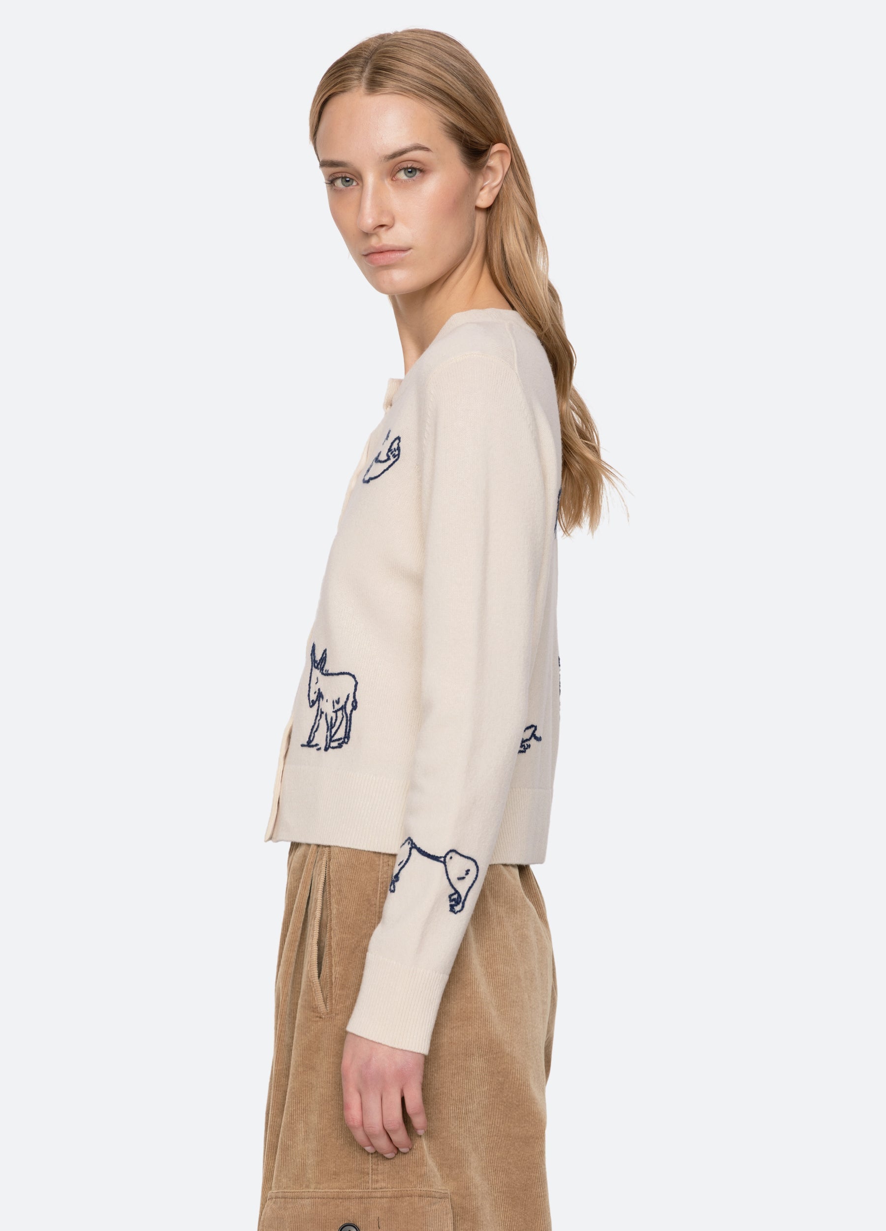 Sea New York Demi Cardigan - Ivory