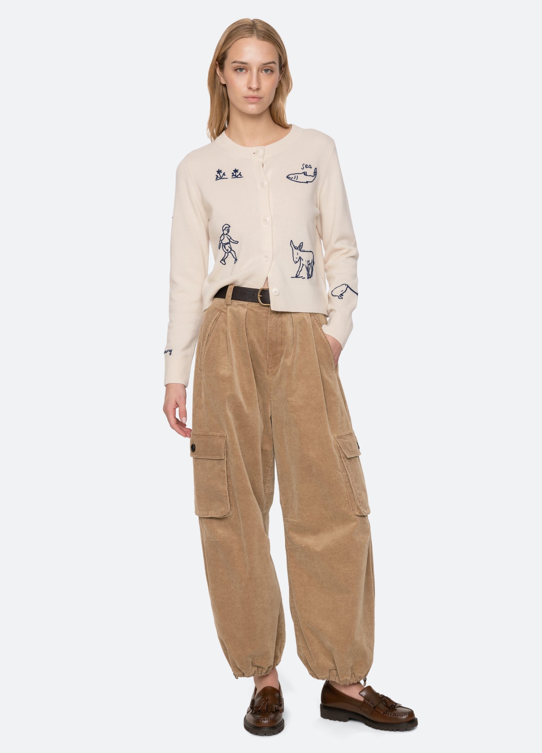 Sea New York Demi Cardigan - Ivory
