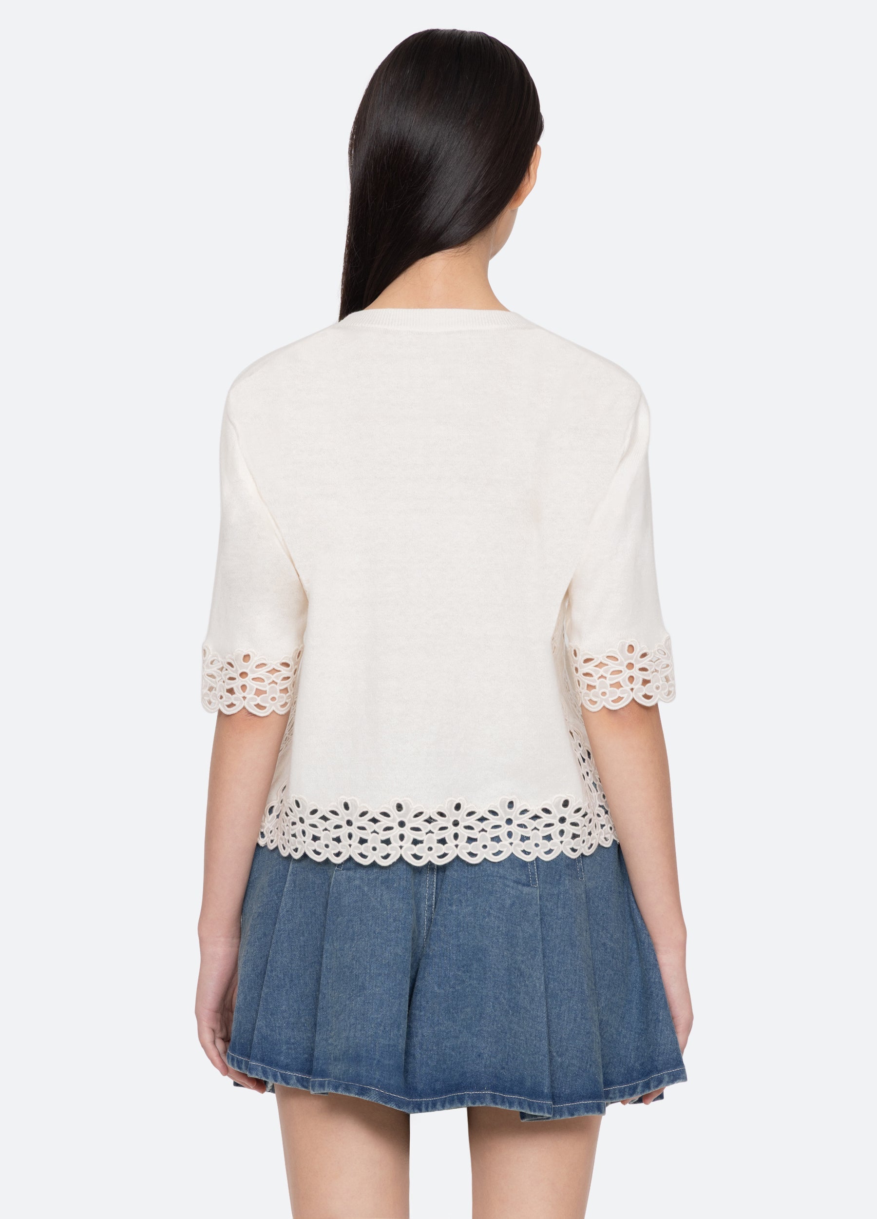 Sea New York Leila Sweater - Cream
