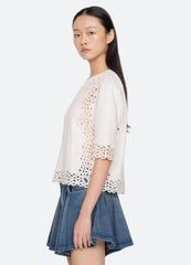 Sea New York Leila Sweater - Cream