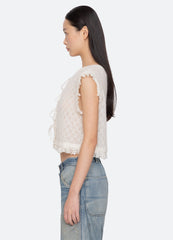 Sea New York Teagan Vest - Cream