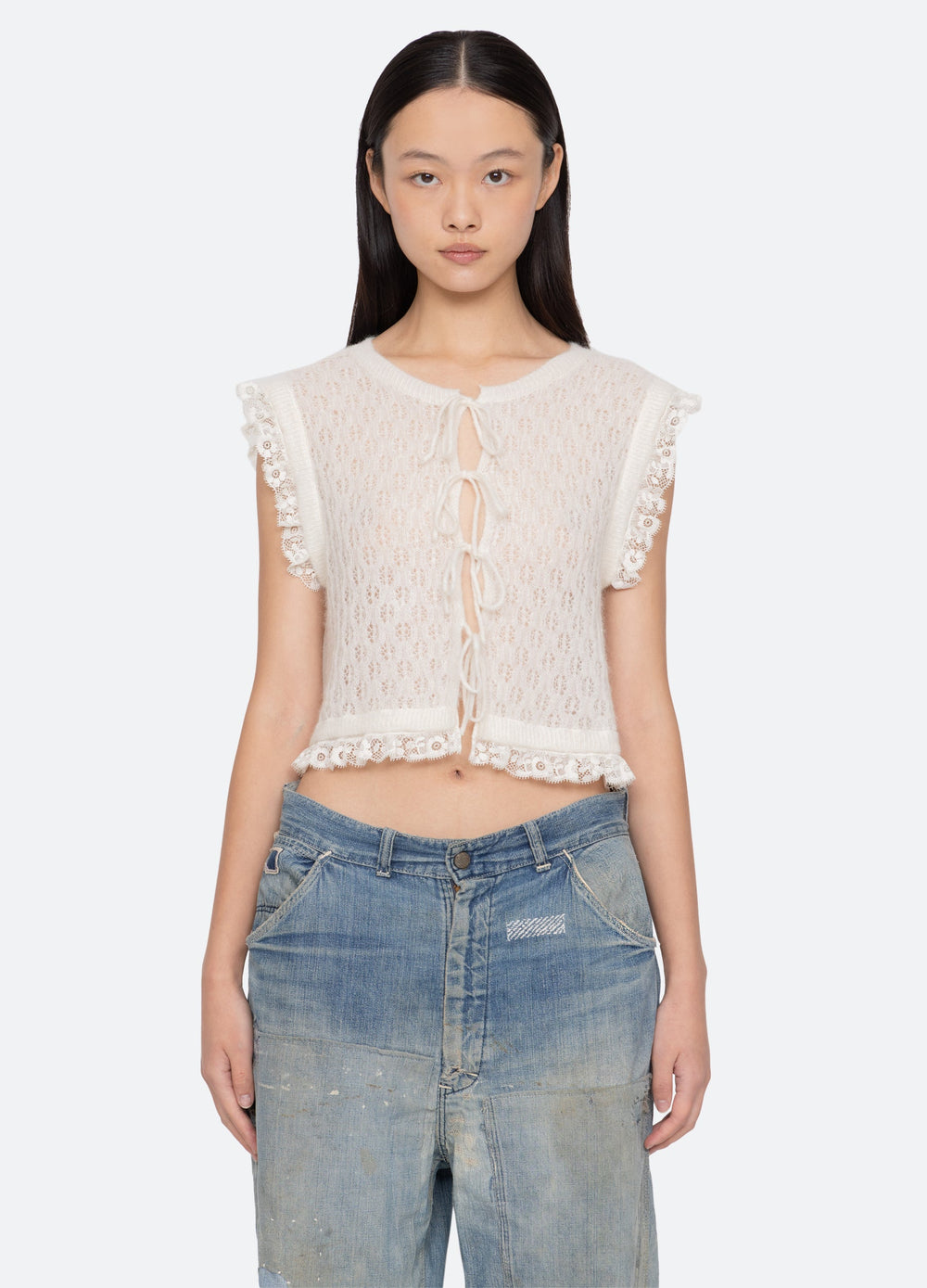 Sea New York Teagan Vest - Cream