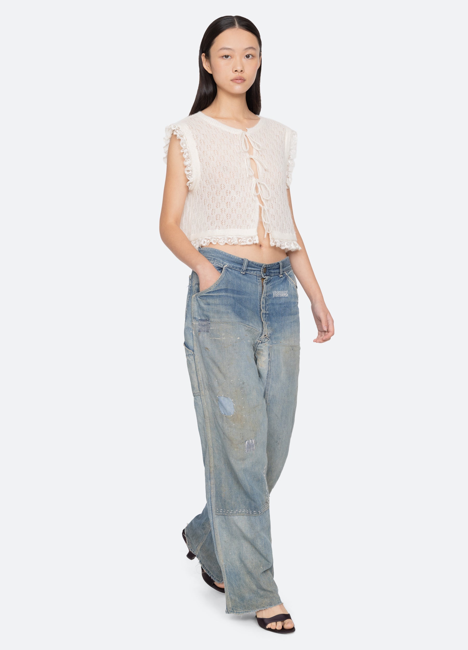 Sea New York Teagan Vest - Cream