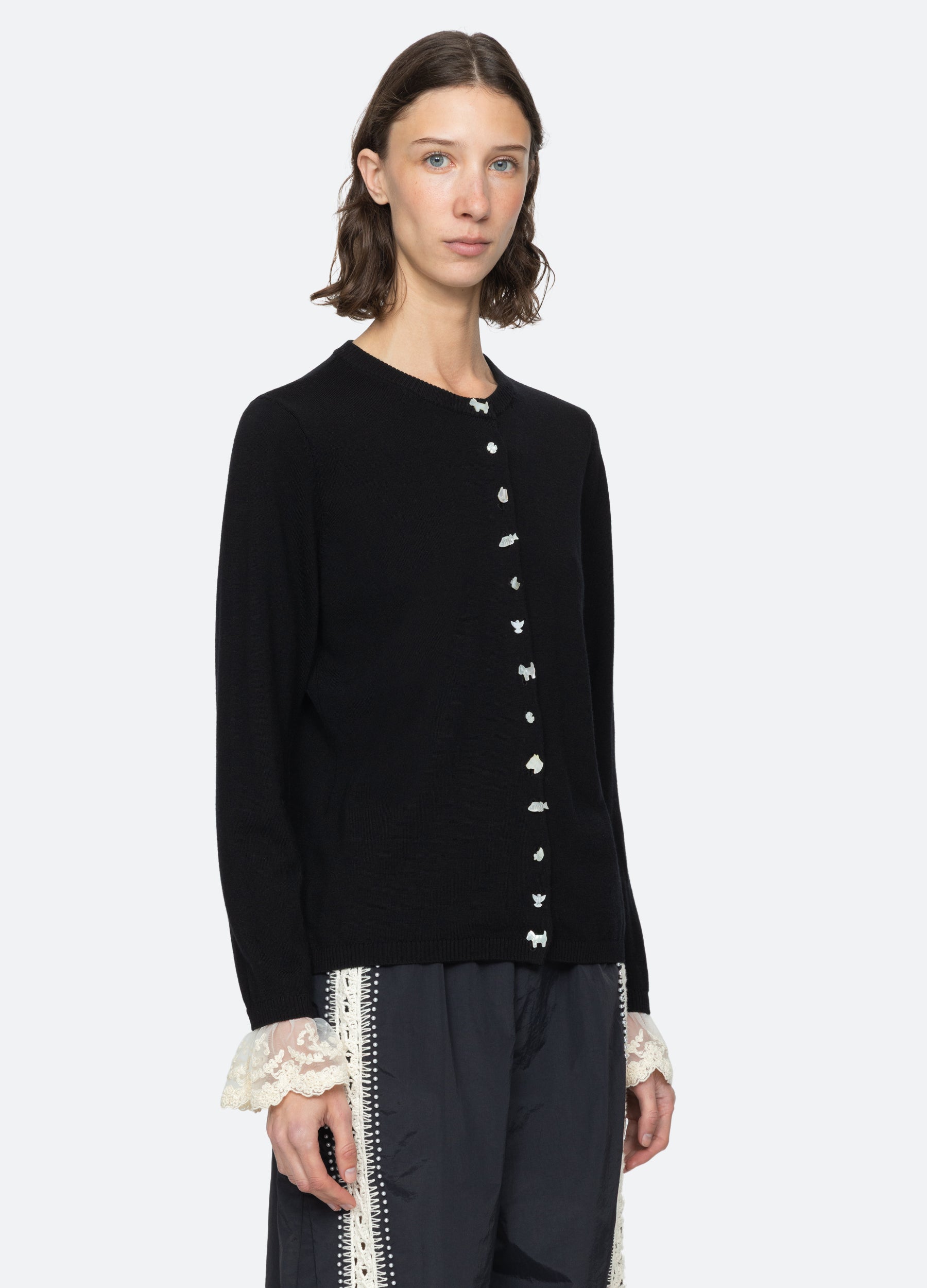Sea New York Diane Cardigan - Black