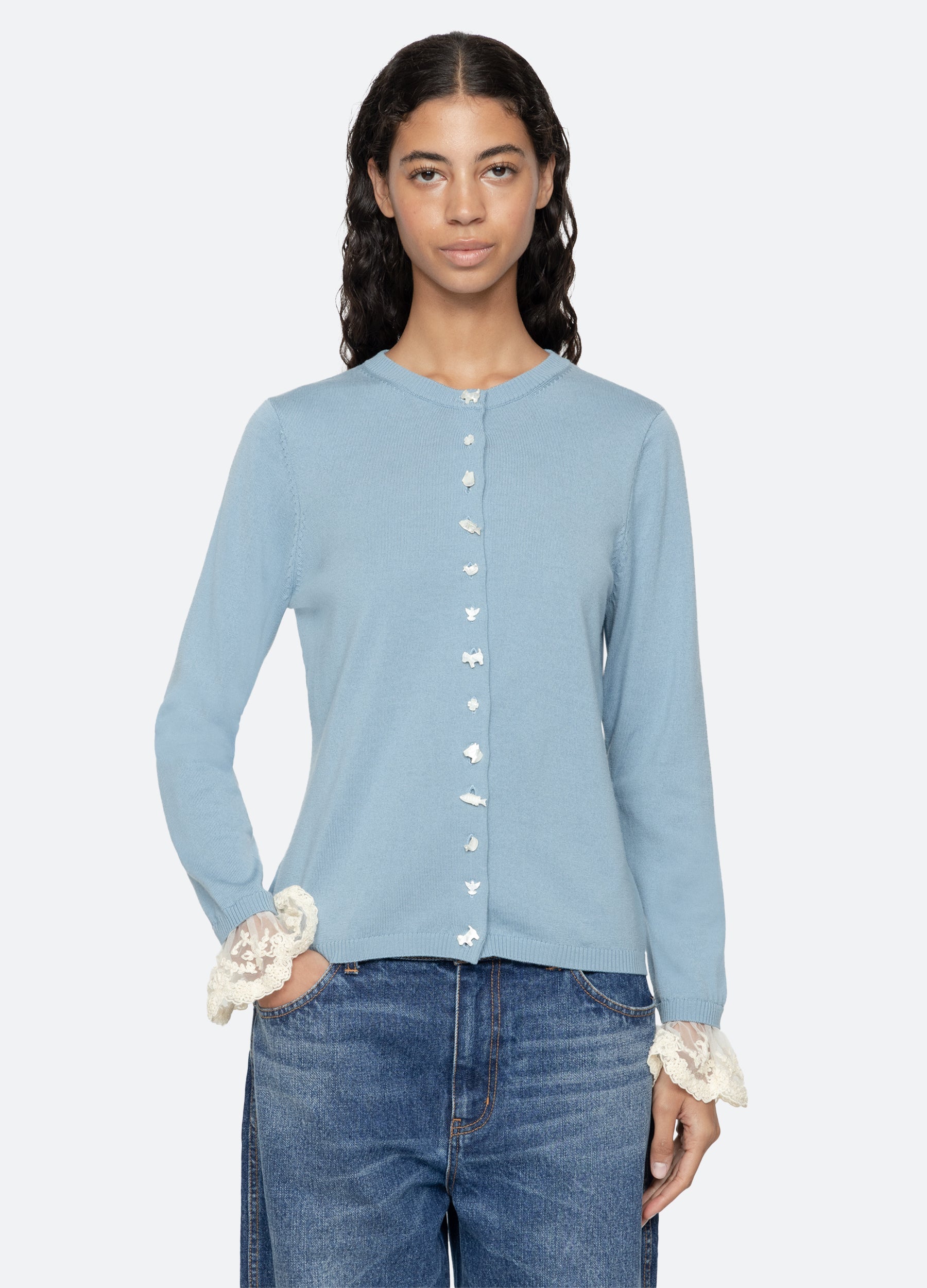 Sea New York Diane Cardigan - Black