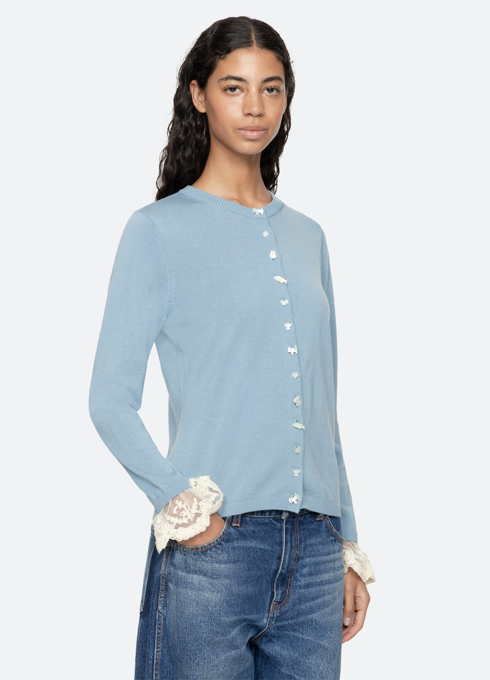 Sea New York Diane Cardigan - Black