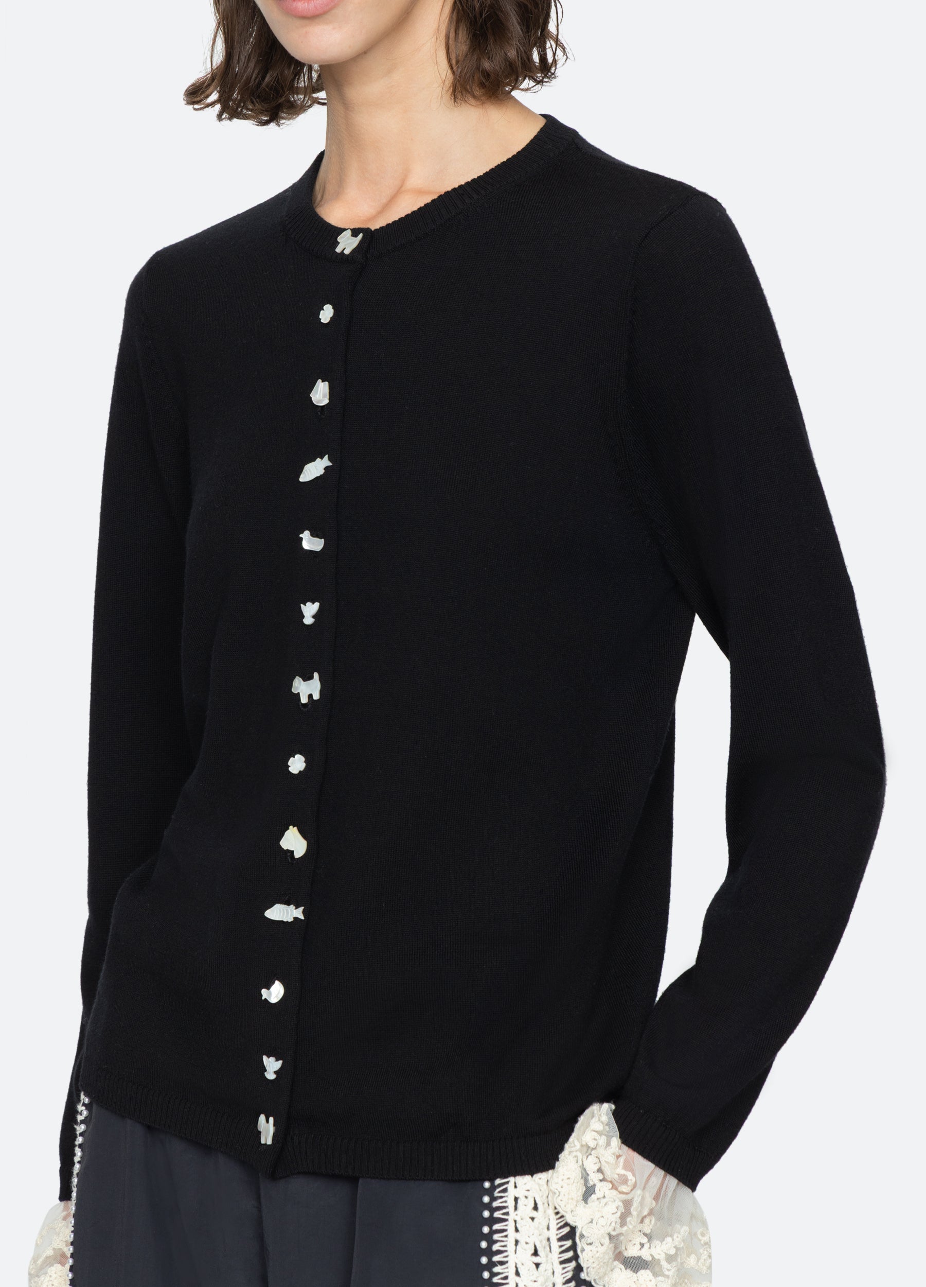 Sea New York Diane Cardigan - Black