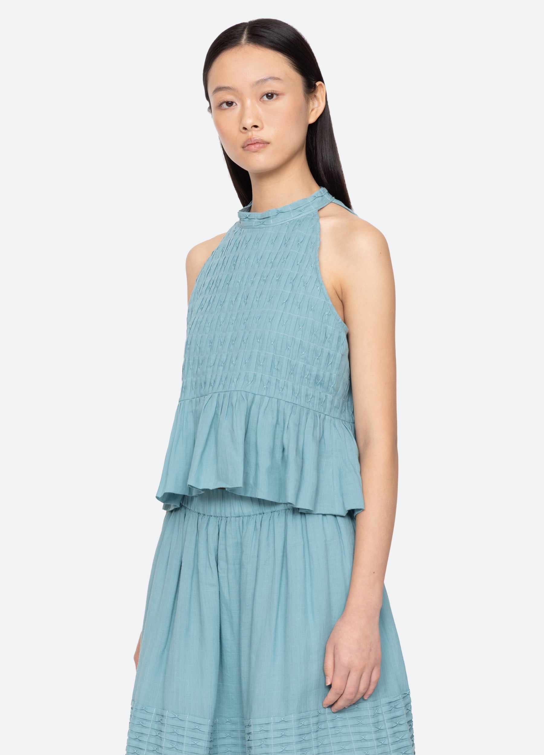 Sea New York Violet Tank - Blue