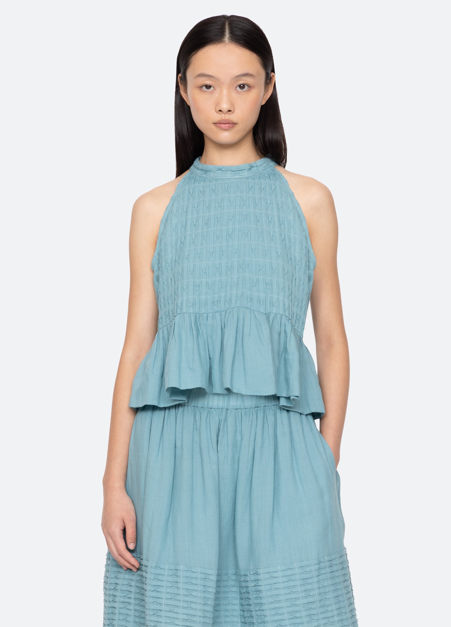Sea New York Violet Tank - Blue