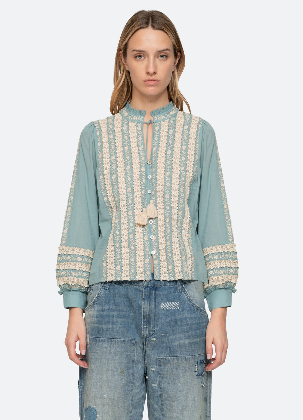 Sea New York Kirsten L/S Top - Sky
