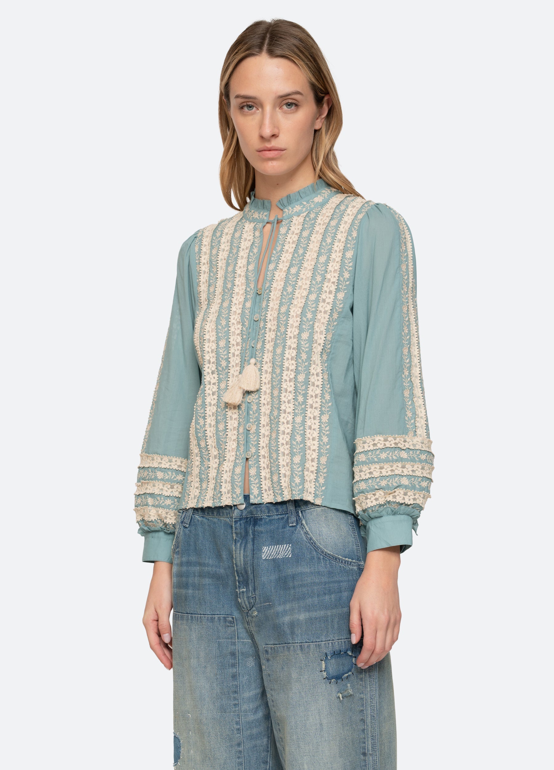Sea New York Kirsten L/S Top - Sky