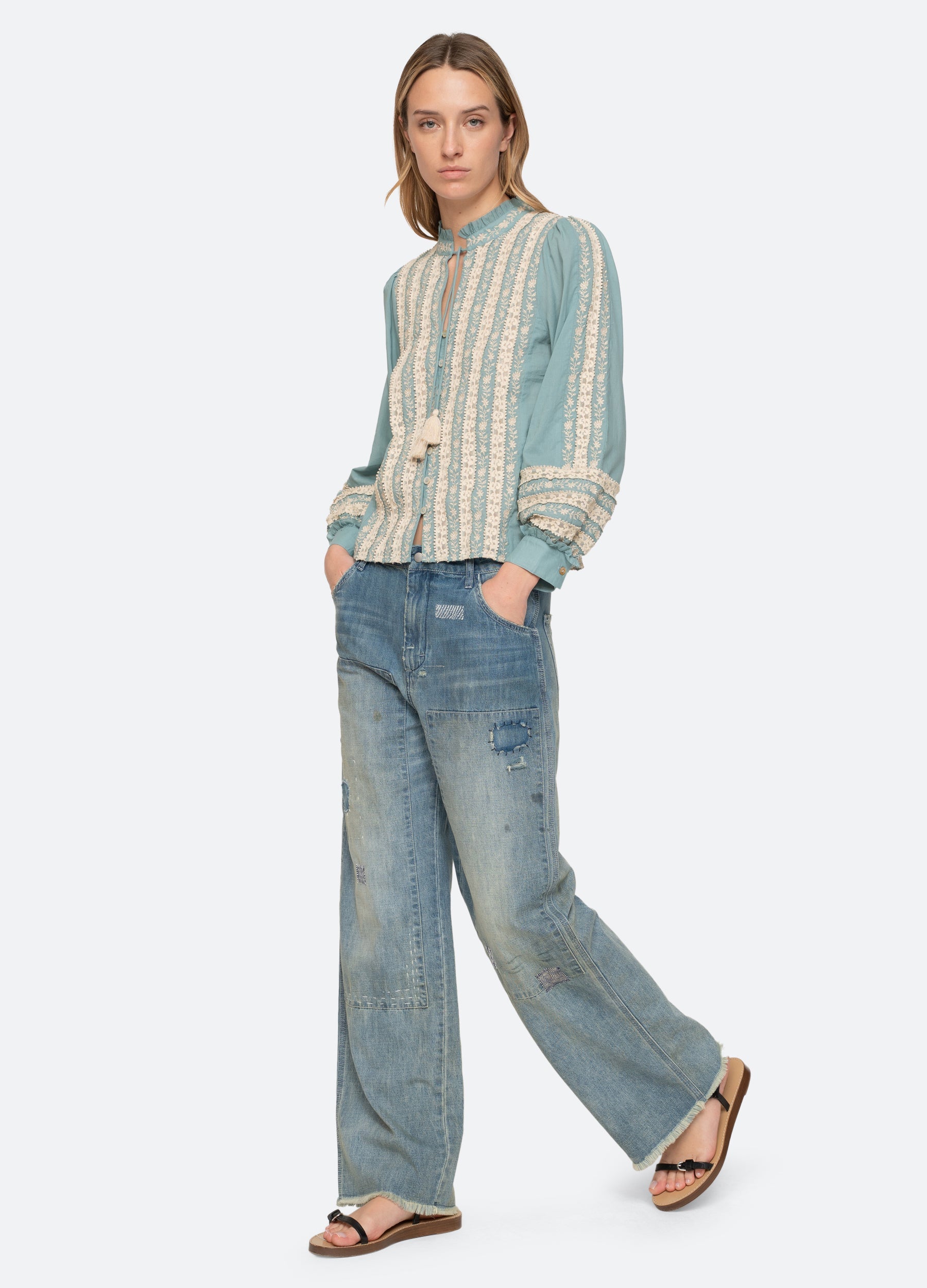 Sea New York Kirsten L/S Top - Sky
