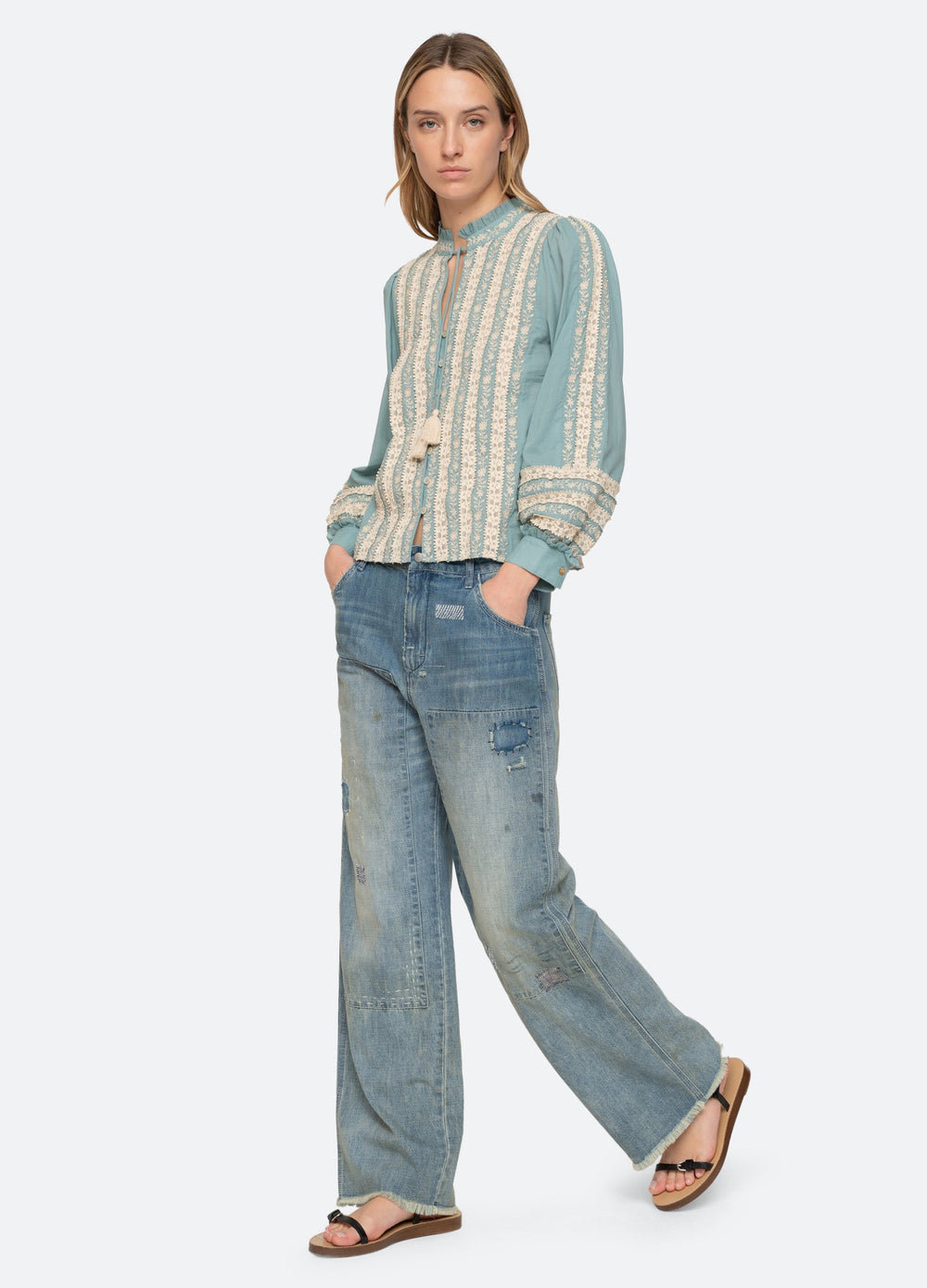 Sea New York Kirsten L/S Top - Sky
