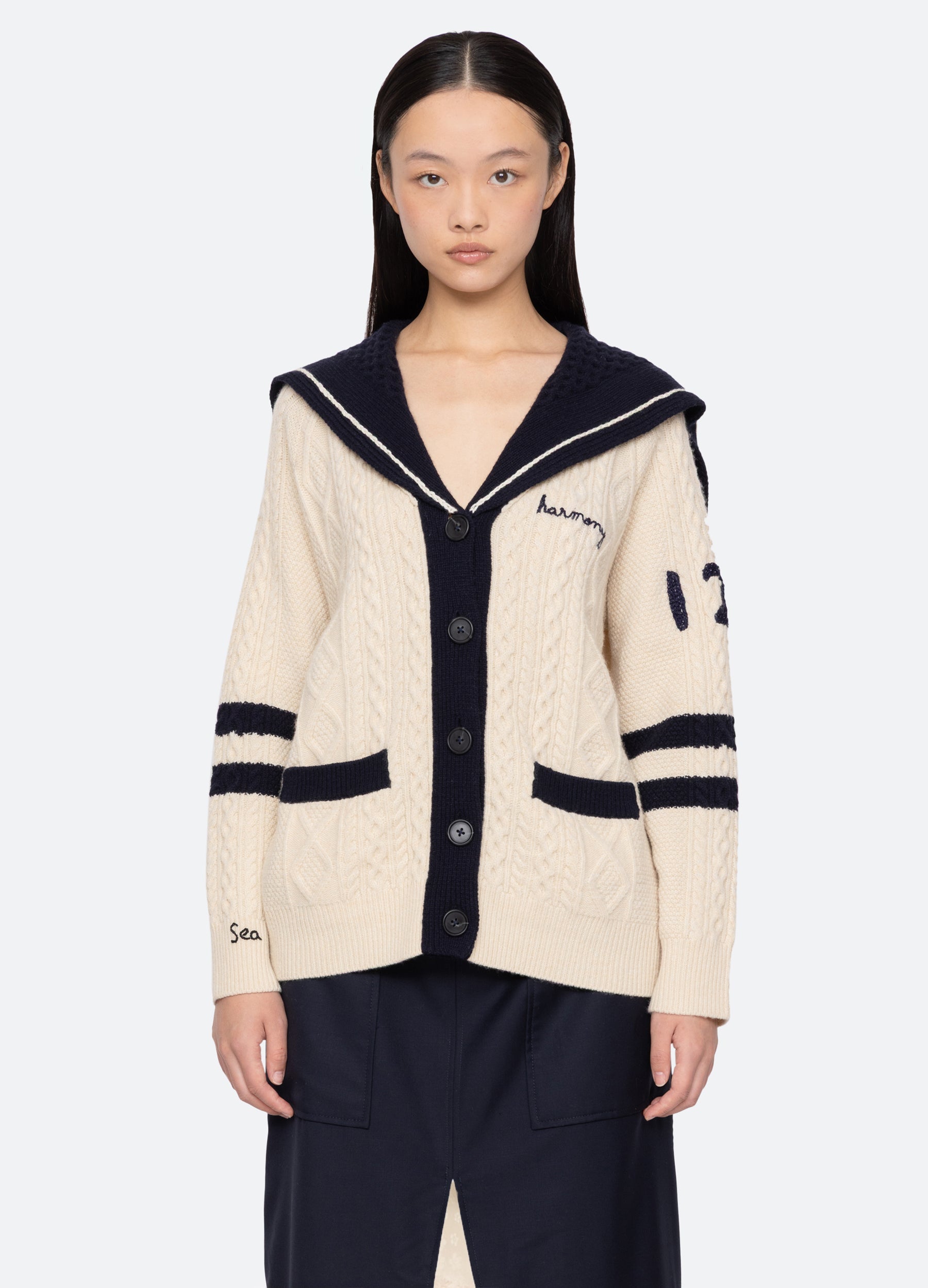Sea New York Maren Cardigan - Cream