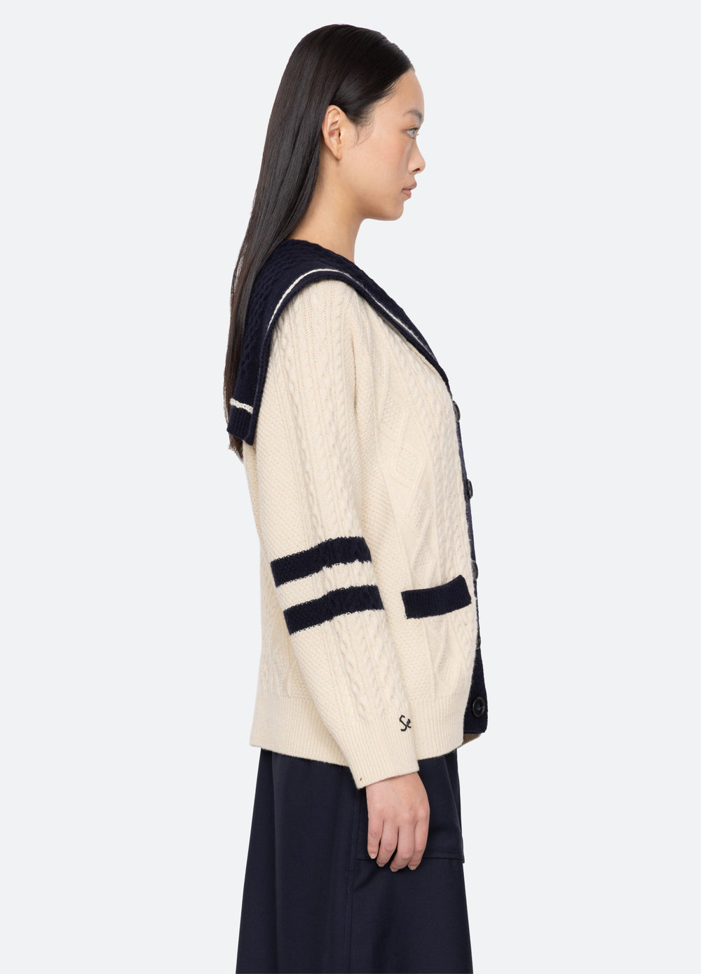 Sea New York Maren Cardigan - Cream
