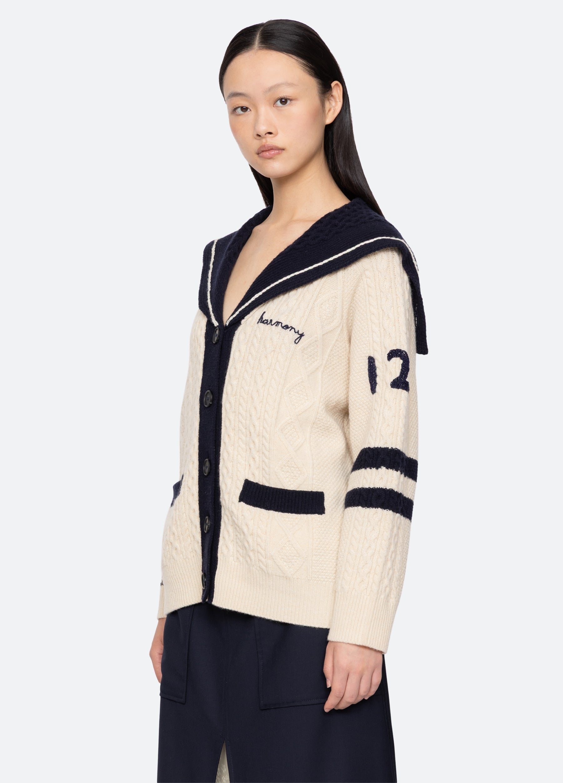 Sea New York Maren Cardigan - Cream
