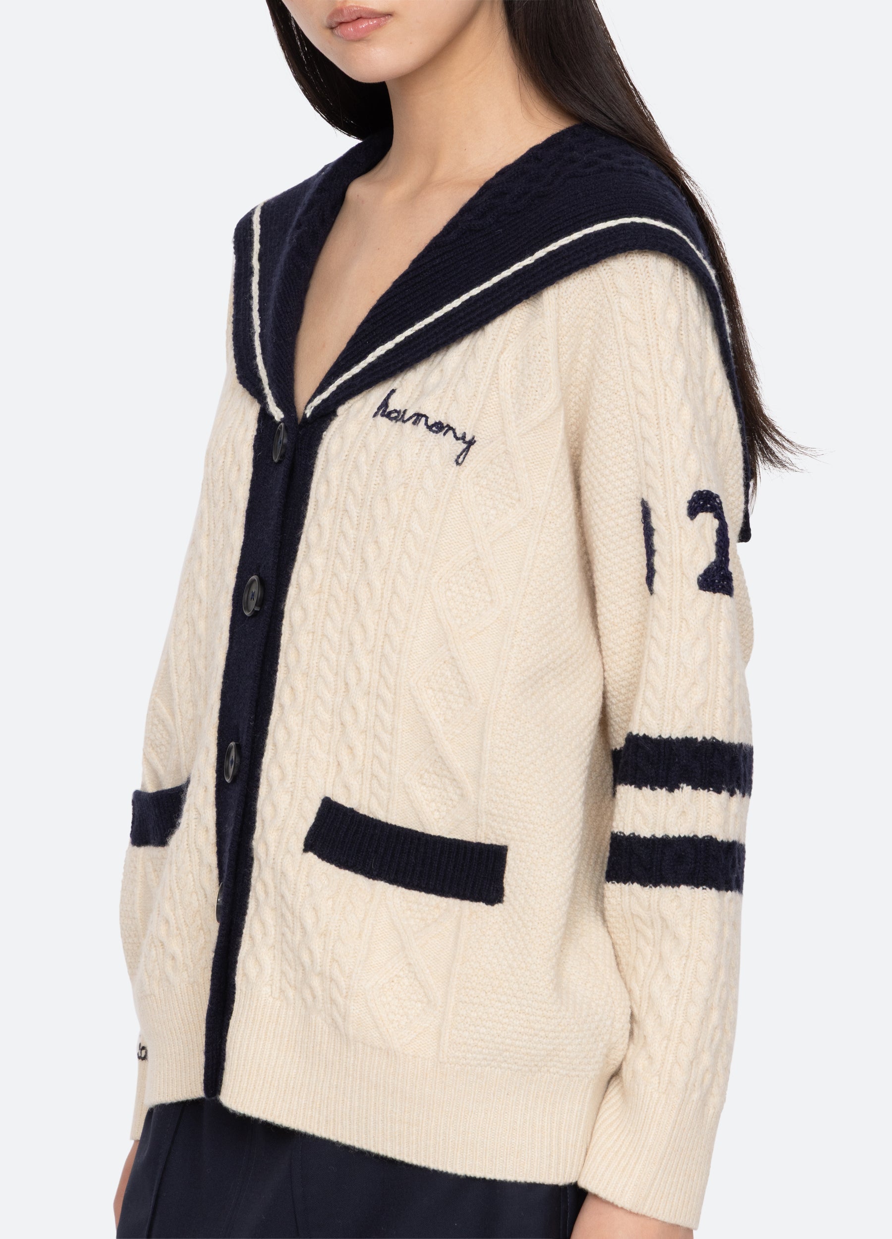 Sea New York Maren Cardigan - Cream