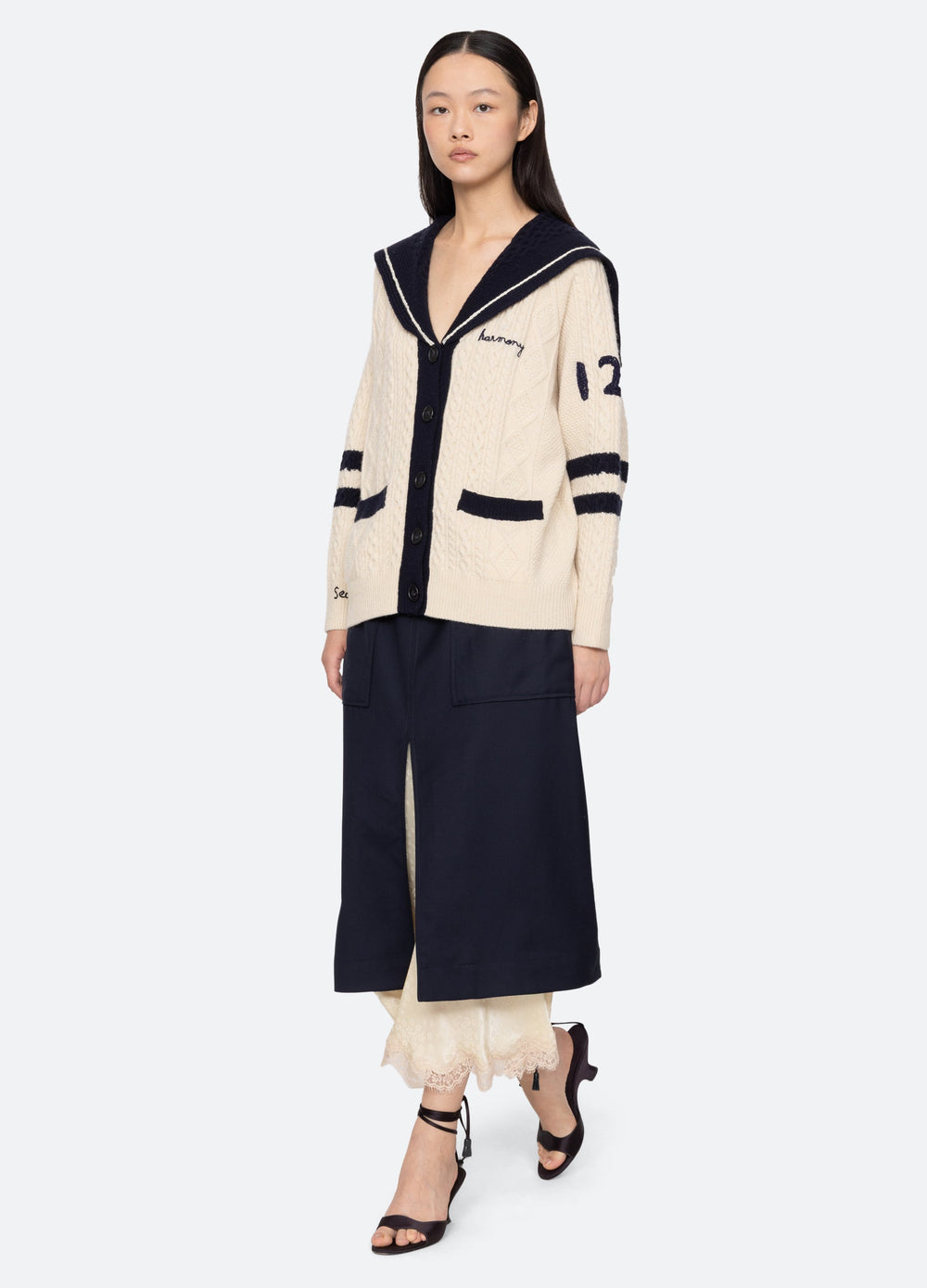 Sea New York Maren Cardigan - Cream