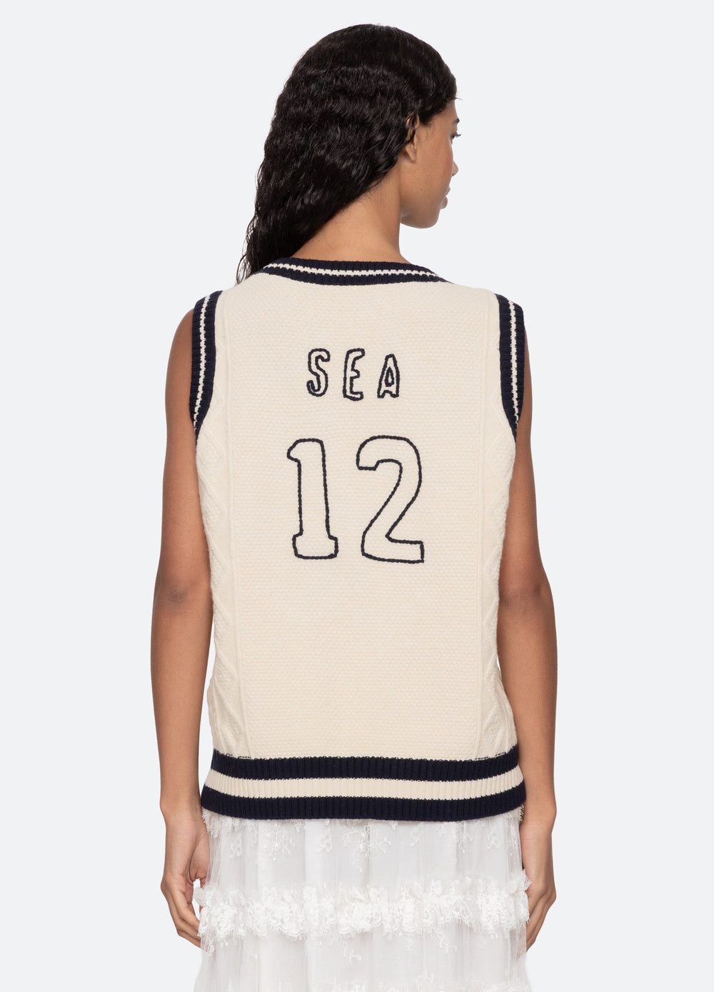 Sea New York Maren Vest - Cream