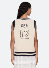 Sea New York Maren Vest - Cream