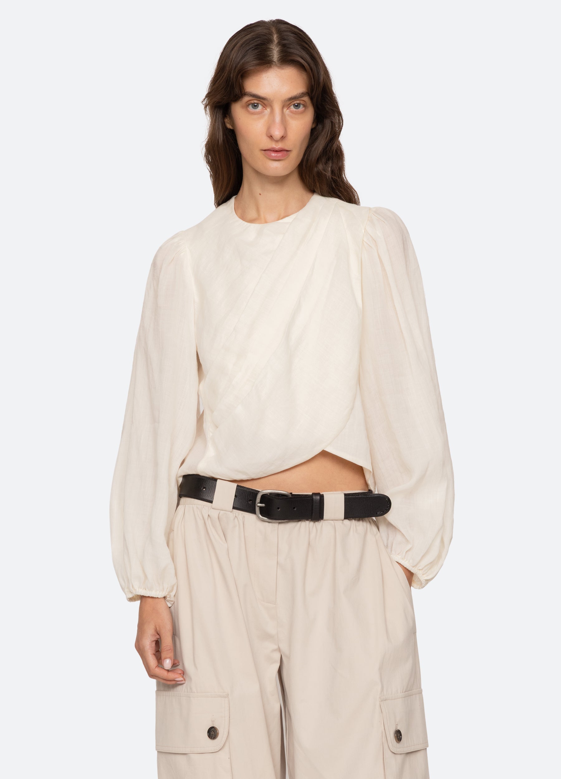 Sea New York Solene L/S Top - Cream