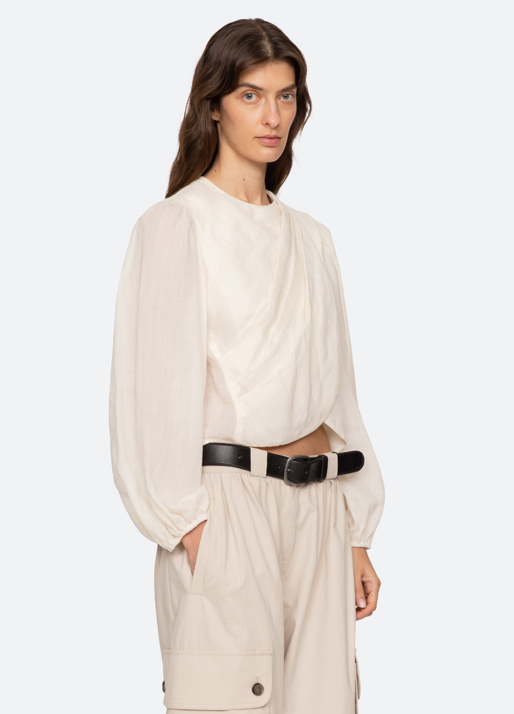 Sea New York Solene L/S Top - Cream