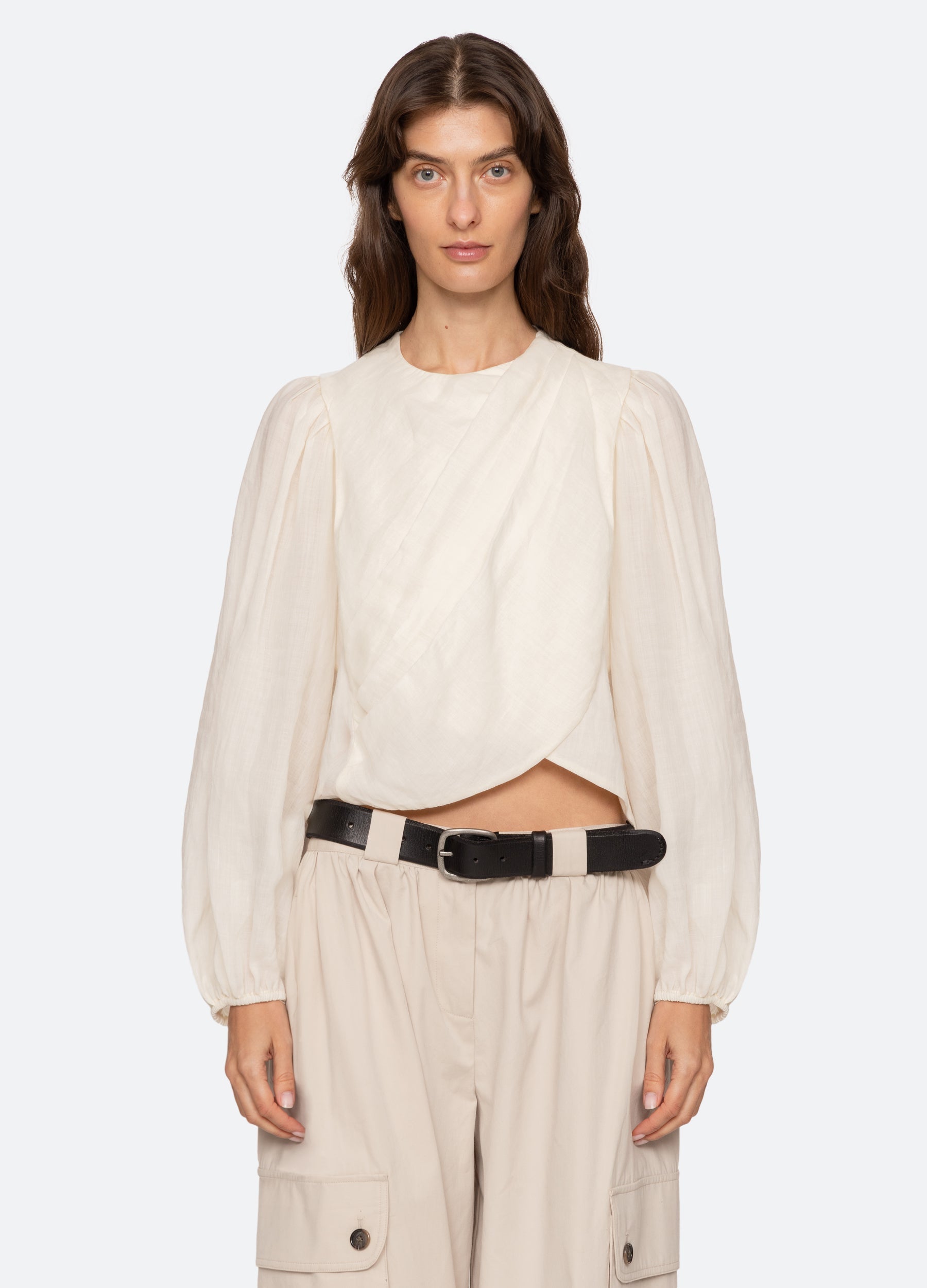 Sea New York Solene L/S Top - Cream