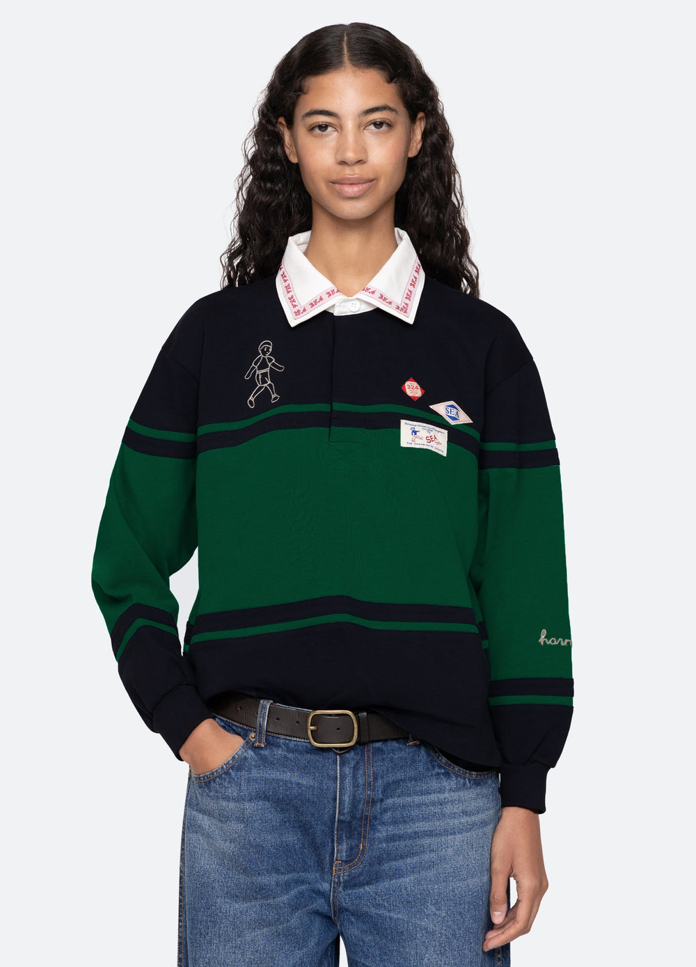 Sea New York Carolyn L/S Rugby Shirt - Multi