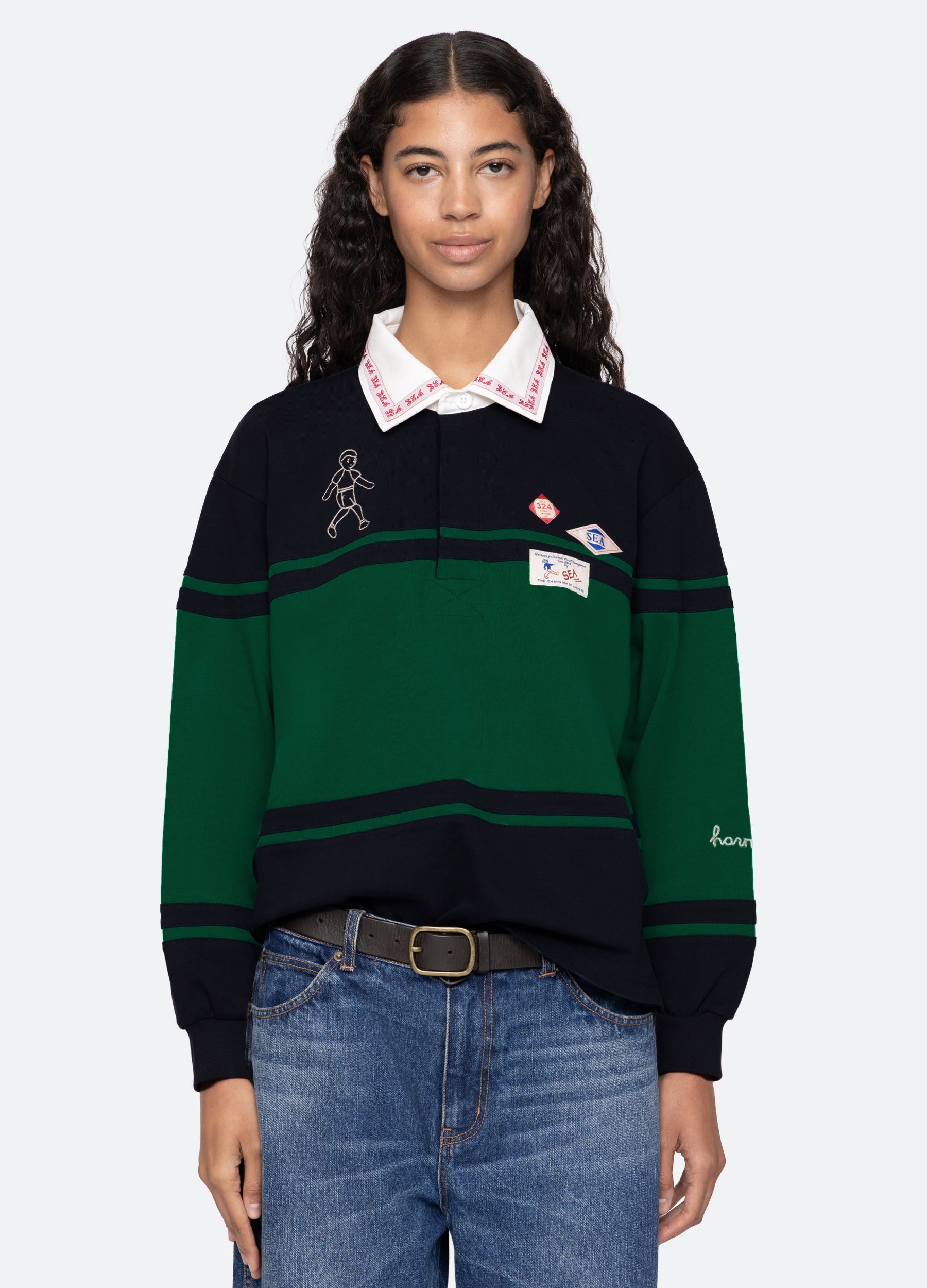 Sea New York Carolyn L/S Rugby Shirt - Multi