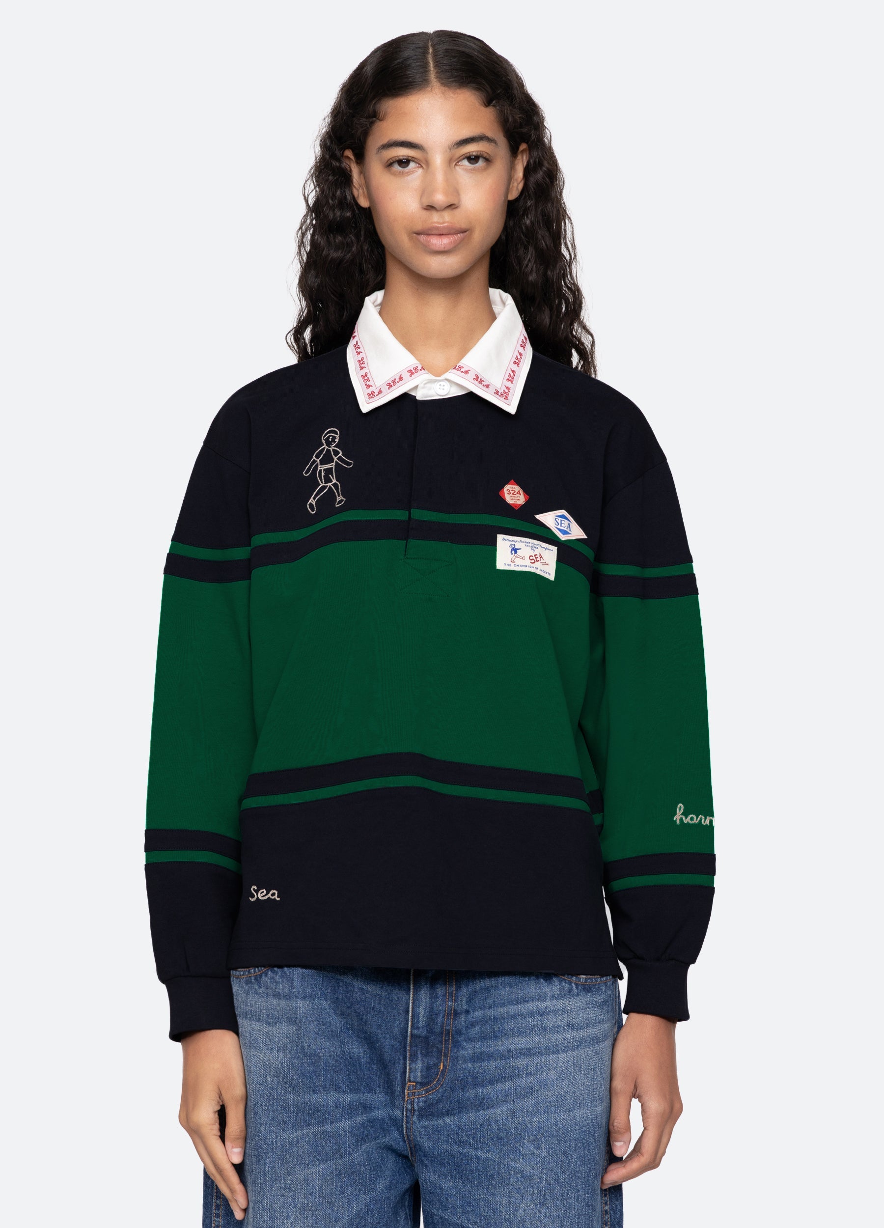 Sea New York Carolyn L/S Rugby Shirt - Multi