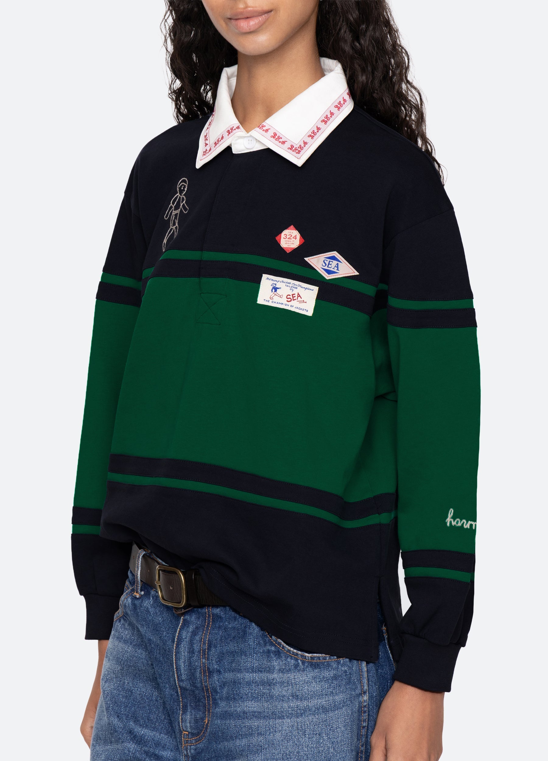Sea New York Carolyn L/S Rugby Shirt - Multi