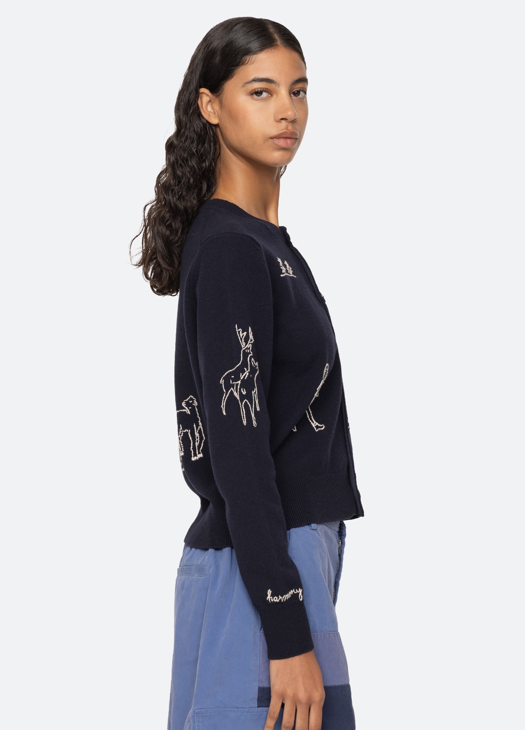 Sea New York Demi Cardigan - Navy