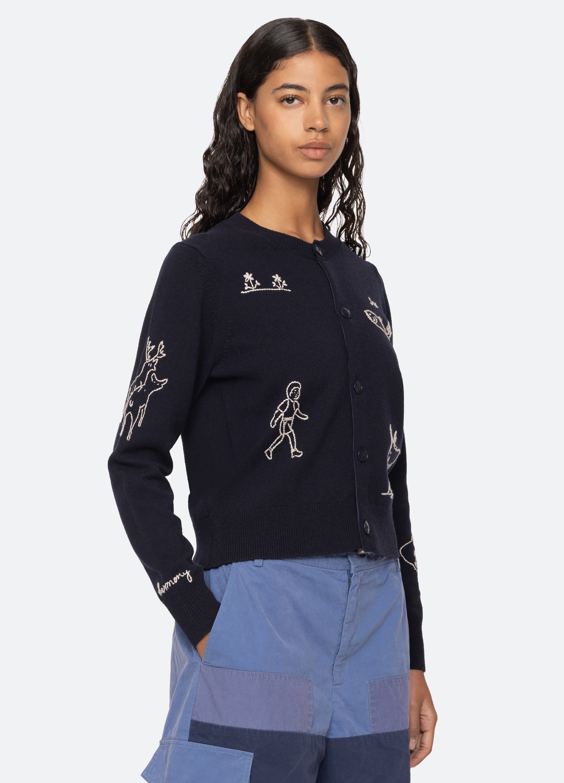 Sea New York Demi Cardigan - Navy