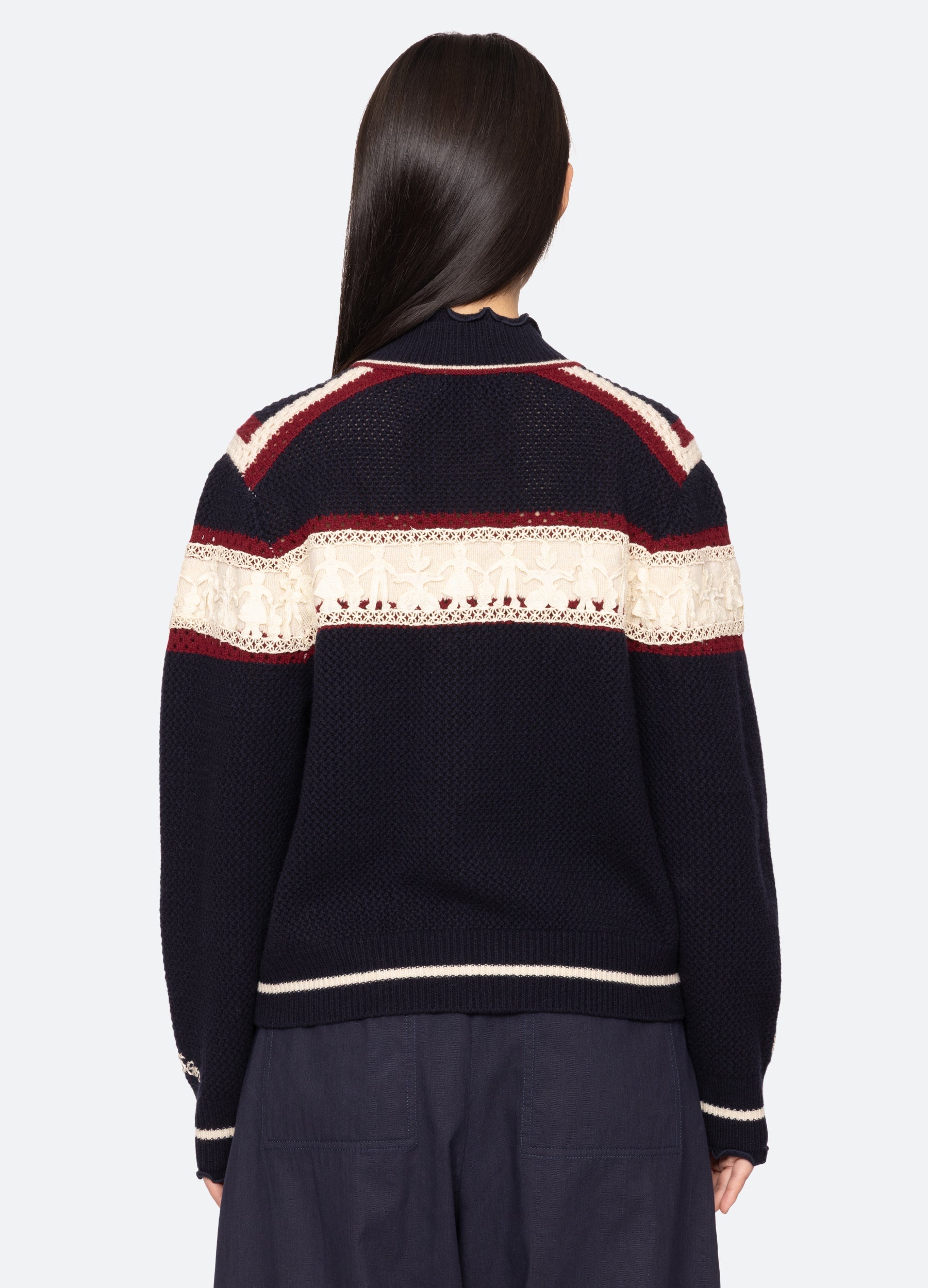 Sea New York Hester Zip Cardigan - Multi