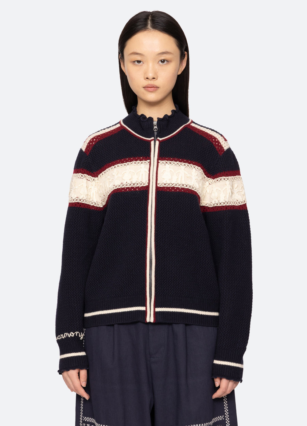 Sea New York Hester Zip Cardigan - Multi