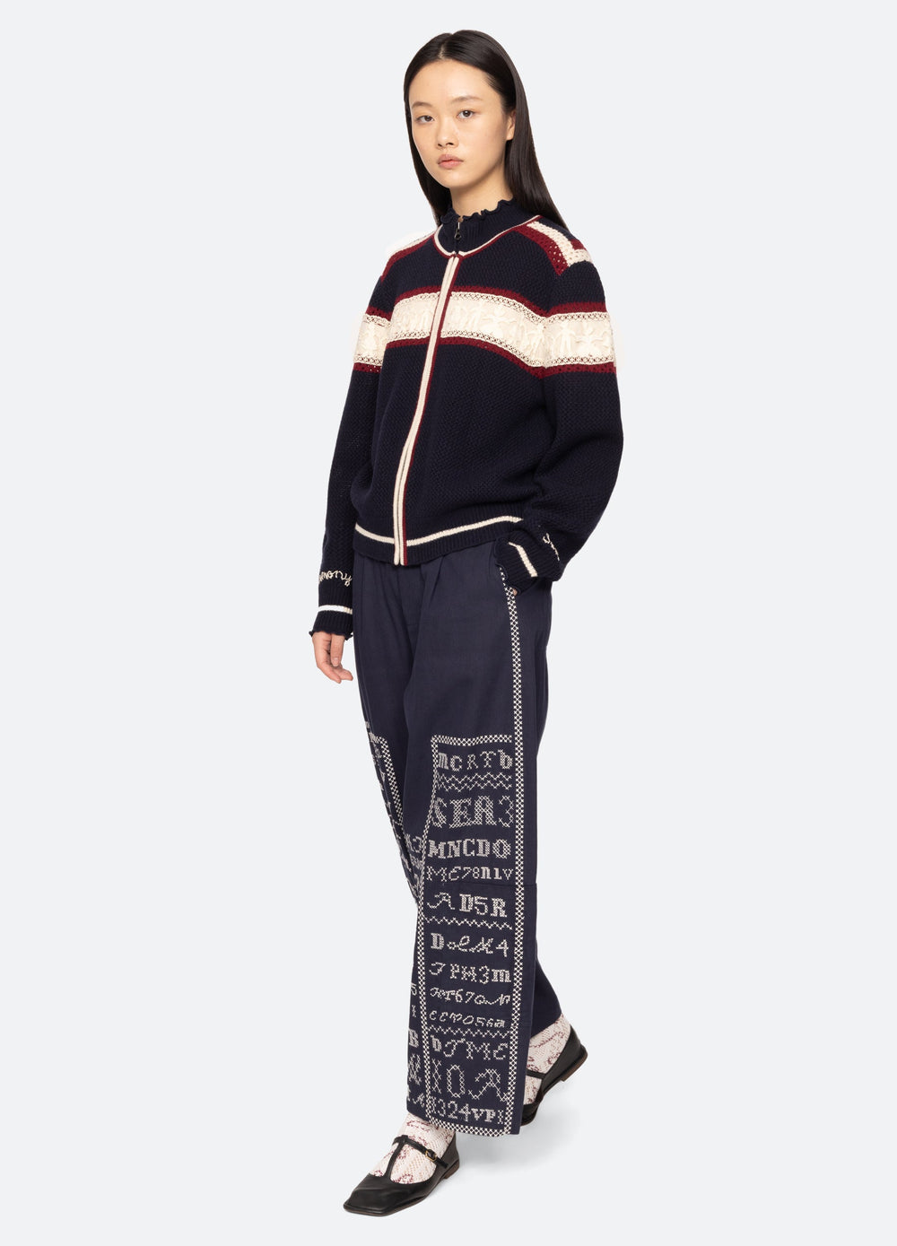 Sea New York Hester Zip Cardigan - Multi