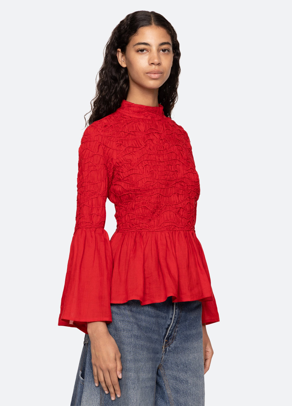 Sea New York Imogen L/S Top - Red