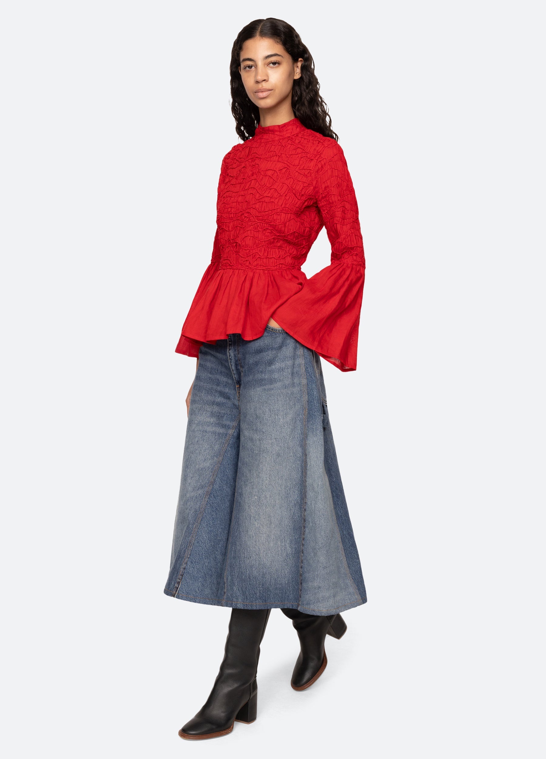Sea New York Imogen L/S Top - Red