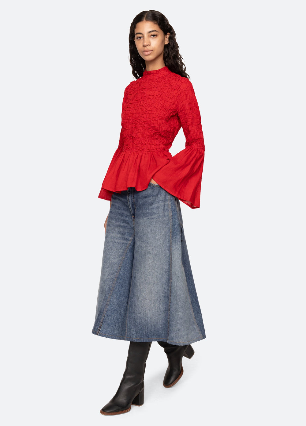 Sea New York Imogen L/S Top - Red