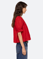 Sea New York Imogen Top - Red