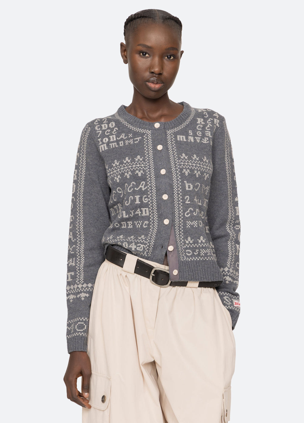 Sea New York Kit Cardigan - Burgundy