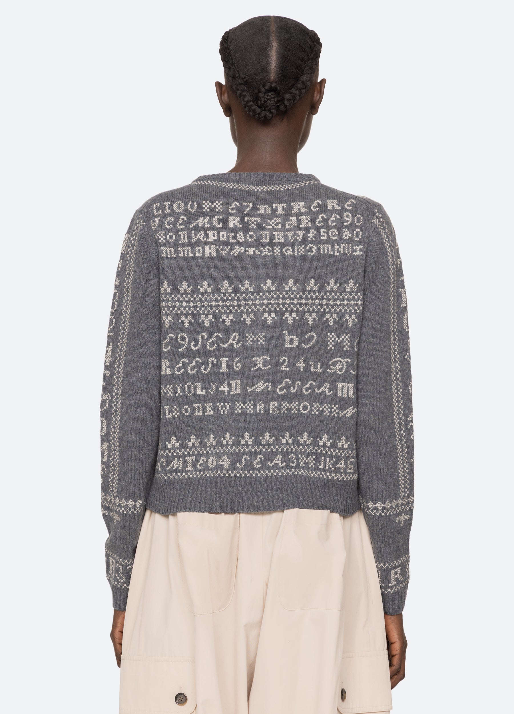 Sea New York Kit Cardigan - Burgundy