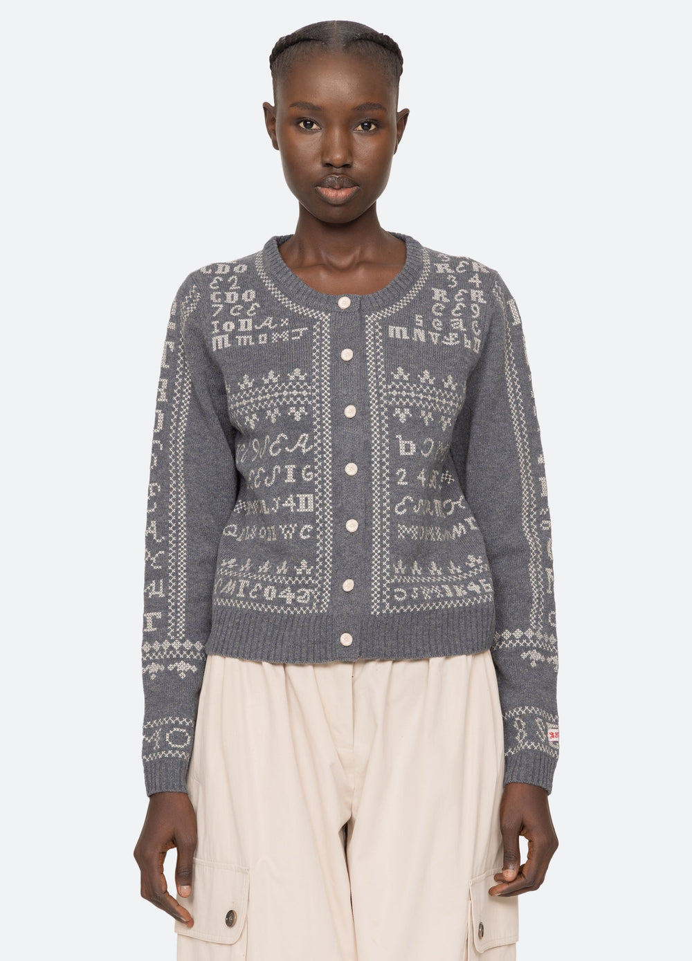 Sea New York Kit Cardigan - Burgundy