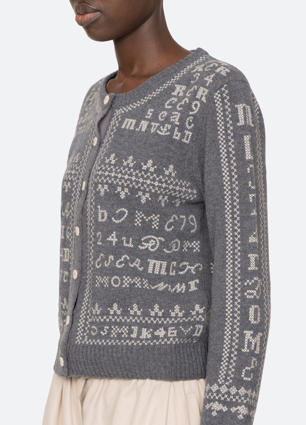 Sea New York Kit Cardigan - Burgundy