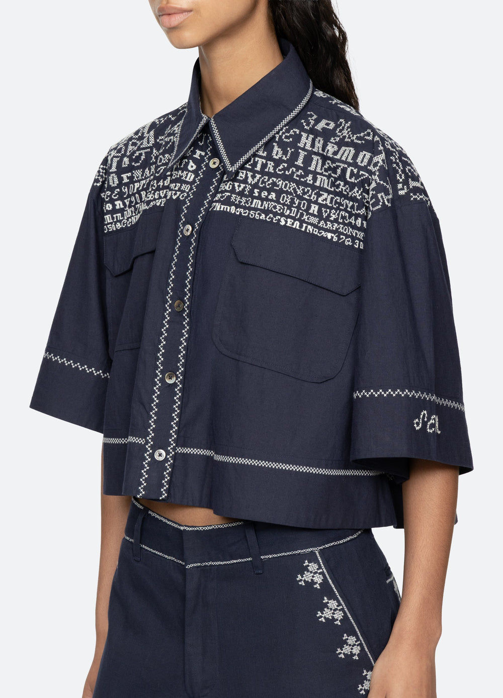 Sea New York Kit Top - Navy